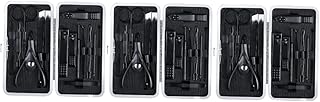 FOMIYES Kit De Cortador De Unhas Com 45 Peças Removedor De Cutículas Kit De Manicure Conjunto De Ferramentas De Manicure Ferramentas De Manicure Kit De Ferramentas De Aço Inoxidável