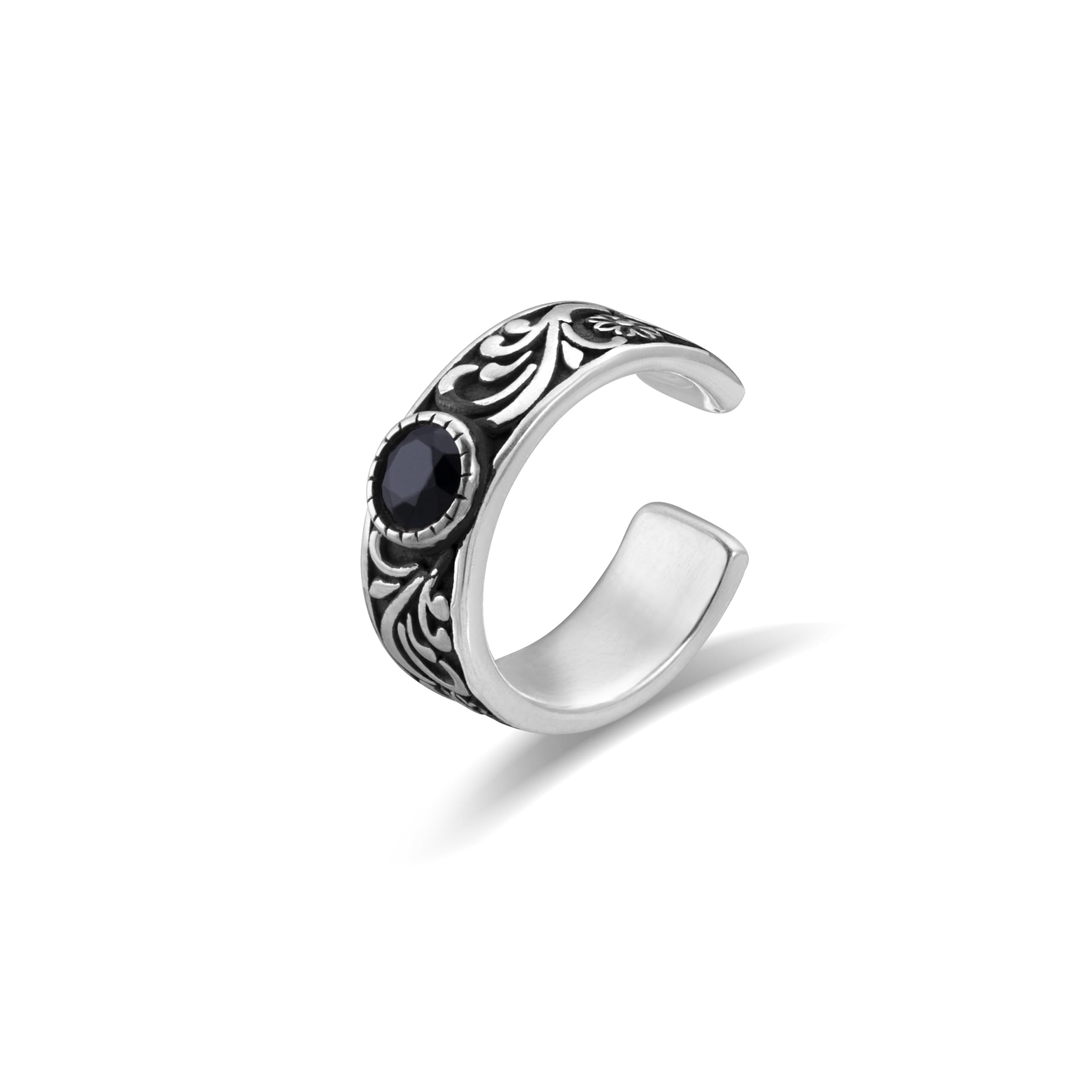 Pendientes pequeños de mujer Immobird en color negro y plata para regalo 6
