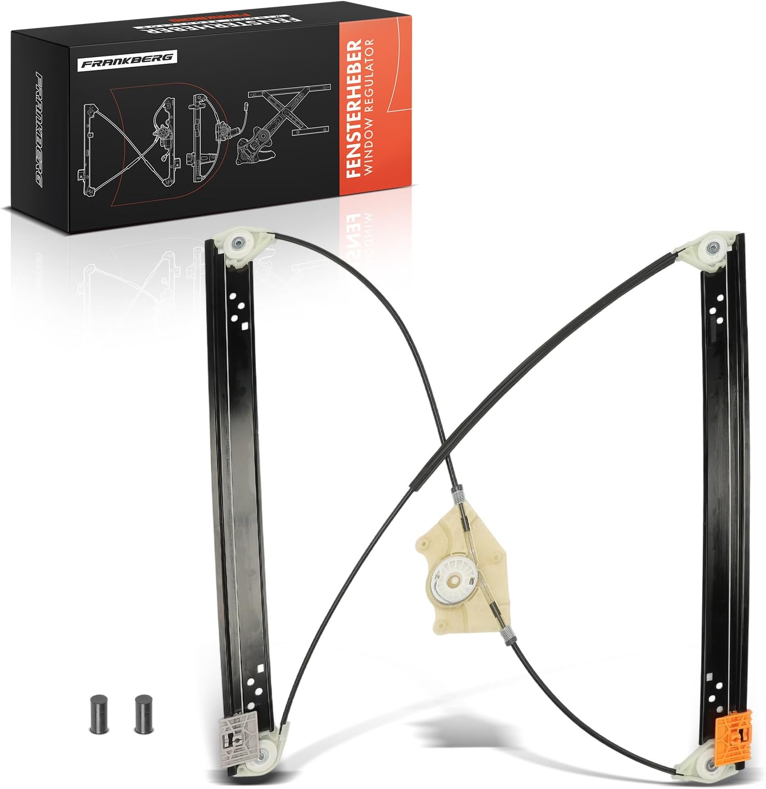 Frankberg Electric Window Regulator Front Right Driver Side Without Motor Compatible with Cayenn.e 955 SUV 2002-2010 Cayenn.e 9PA SUV 2002-2010 Touare.g 7LA 7L6 7L7 SUV 2002-2010 Replace# 7L0837462