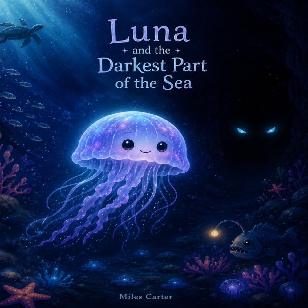 Luna and the Darkest Part of the Sea: A Heartwarming Story About Courage, Kindness, and Finding Your Light (The Luna the Jellyfish Adventures)