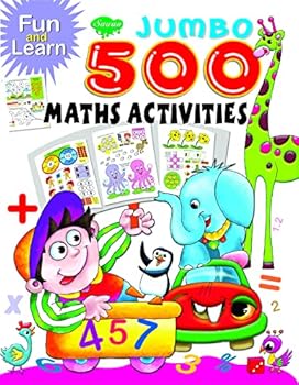 Paperback Fun & Learn Jumbo Maths 500 Activities Book