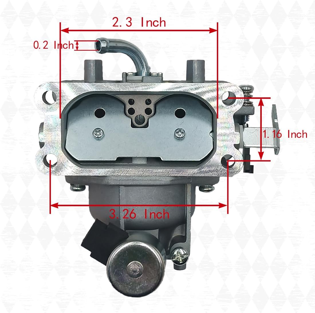 15004-1011 Carburetor Fits for Kawasaki 15004-0930 15004-1025 Compatible with FX730V 4 Stroke Engine with Fuel Pump 15004-7082 15004-7051