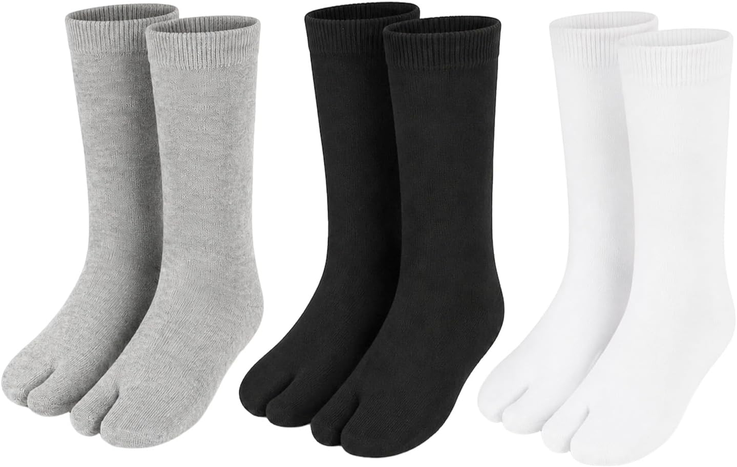 Japan Tabi Socks, Cotton Split Toe Socks Breathable Japanese Tabi Flip Flops Sandal Sock, Soft Daily Wear
