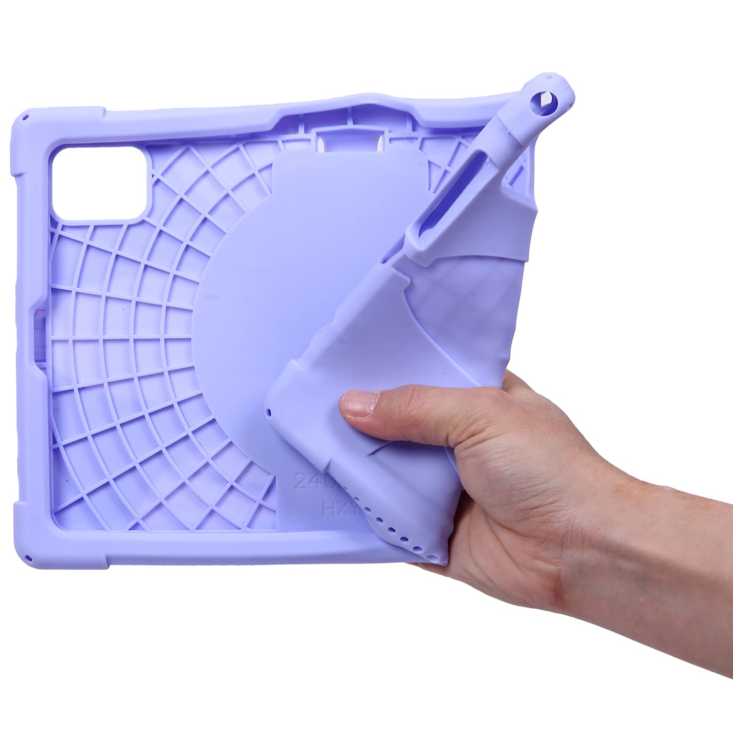 YHFZR Coque Support Rotatif Stand Silicone Antichoc Léger Housse de Protection pour Teclast P50/Blackview Tab 16/Teclast T50/UMIDIGI A15 Tab Tablet 11 Pouce, Noir
