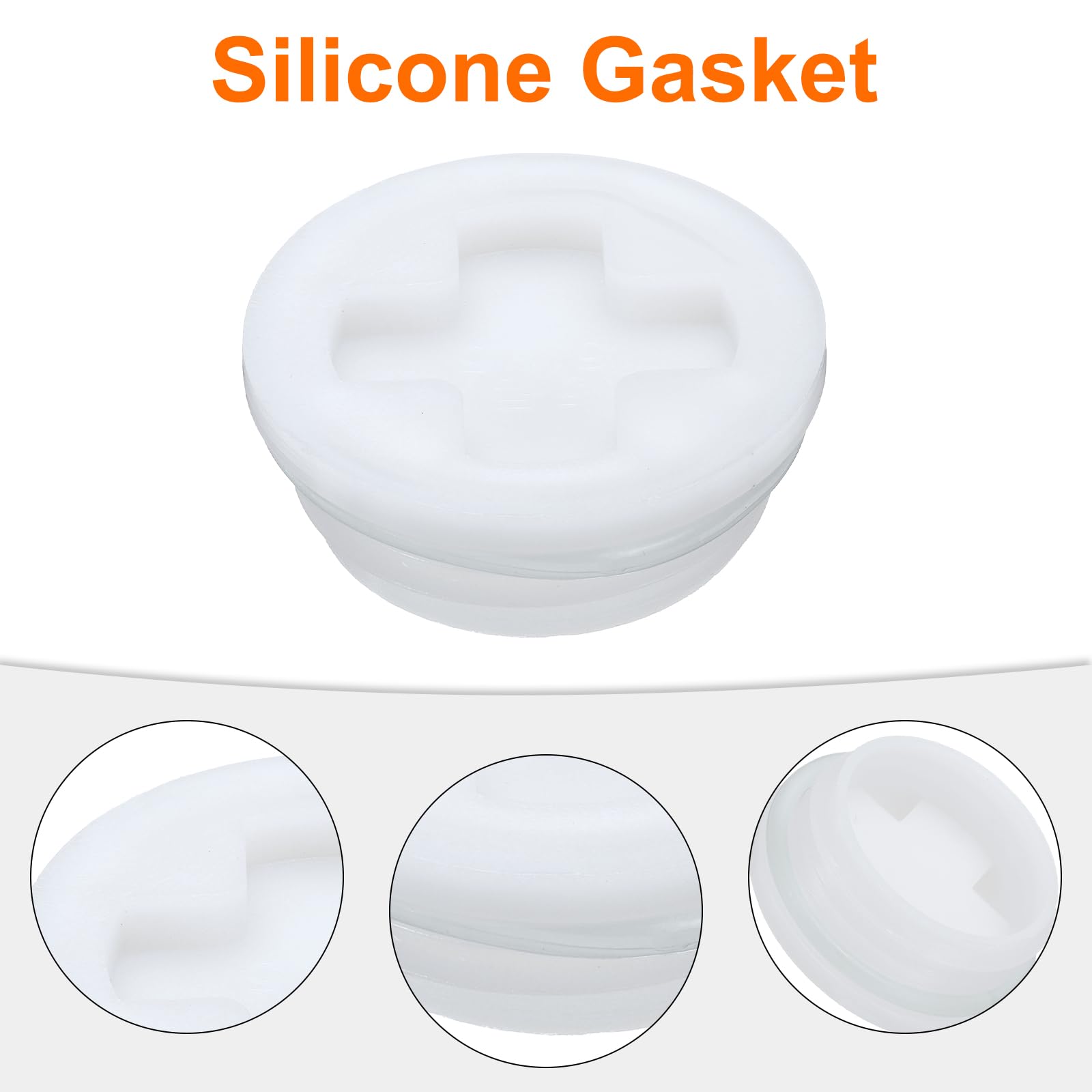 Plastic Bung Caps With Seals Uxcell Drum Bung Caps - 8-Pack With Silicone  Seals For 55 Gallon Drums \u0026 Buckets Silicone Seal Bungs, image size:1600x1600