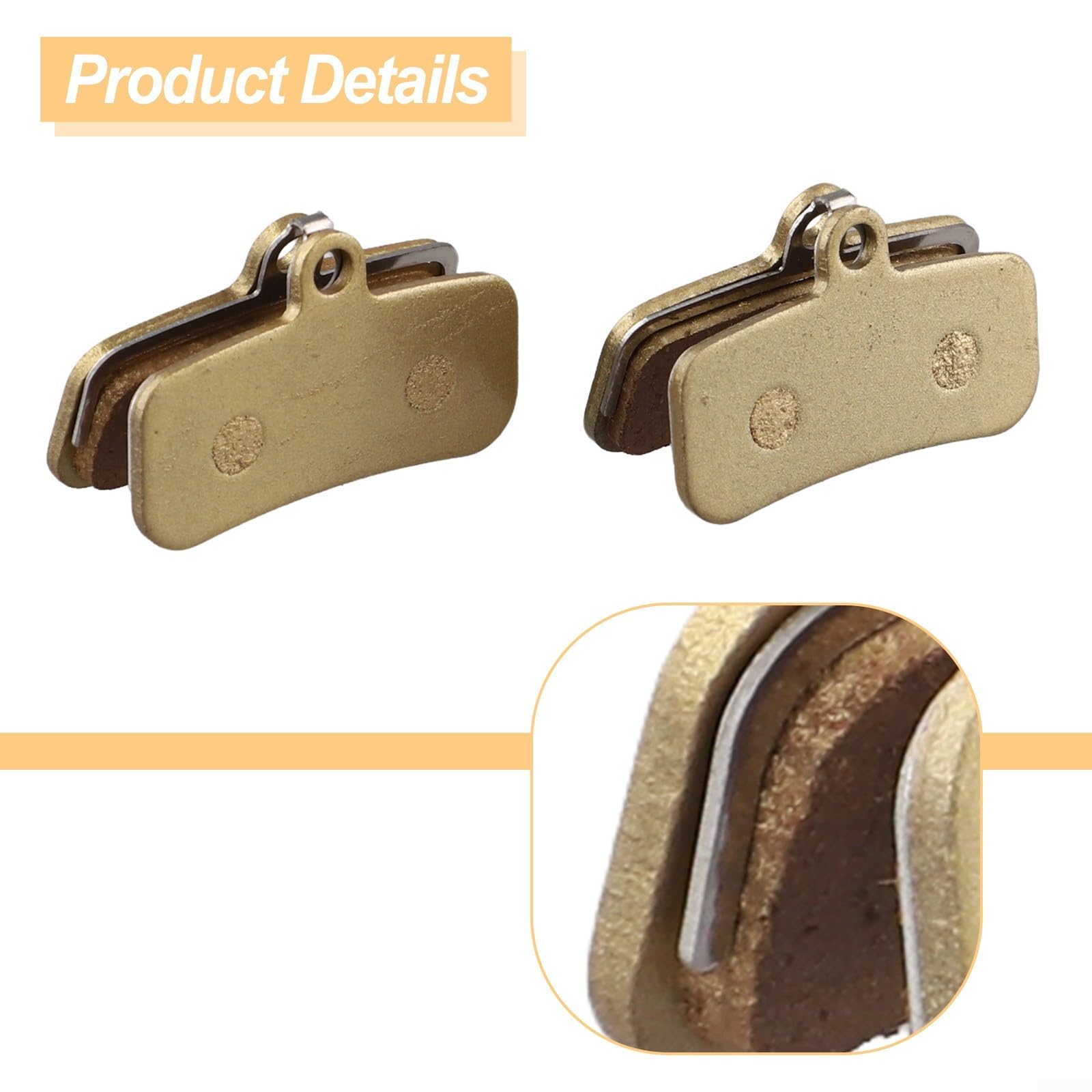 Plaquettes De Frein Avant Arrière Lot De 2 - Métal Sinterisé Cuivre Haute Performance Pour Surron Light Bee X/S, Segway X160/X260, Talaria Sting