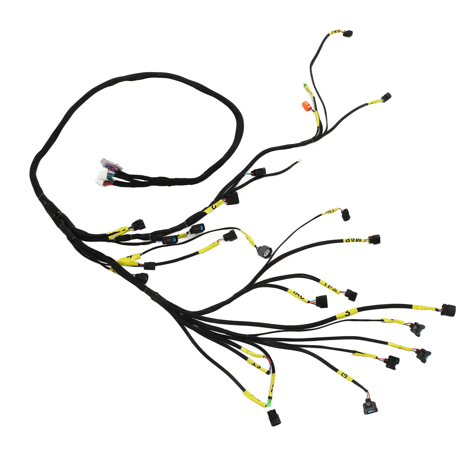 Motor-Einspritzdüsen-Kabelbaum, Motor-Kabelbaum, versteckter Motor-Kabelbaum, hochtemperaturbeständiger Ersatz für Acura für K Swap K20 K24