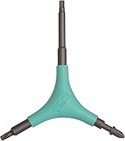 SONIC Pro Inline Skate Tool + Long 4mm Hex: 7-in-1 for 3/4 Wheel Skates, Wheel Rotation, Bearing Removal, Tri-Skate Frame Adjust - USA Designed