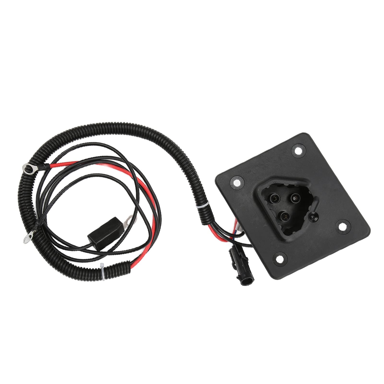 Presa Caricabatterie 48V Porta di Ricarica Sostitutiva ABS con OEM 602529 604321 611218 Adatto per Caricabatterie Elettrici EZGO RXV 48V Q 2008 Up Riparazione Carrello da
