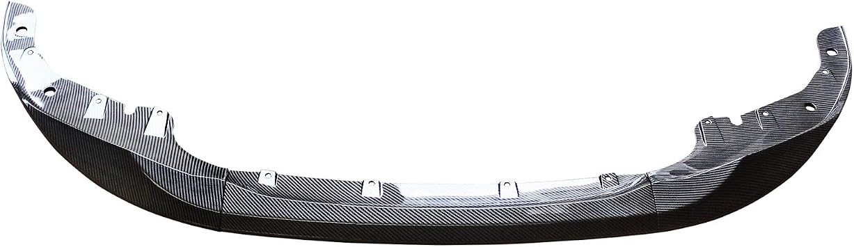 NINTE Front Lip for 2021-2025 BMW New 4 Series Coupe G22 420i 430i 420d M440i, ABS Painted Carbon Fiber Style M Sport - 3pcs