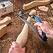 Sanding Bow Tool – Bow-Shaped Sander Tool Handle takes Strain off to your Fingers - Abrasive Sanding Bow for Hard-to-Sand Curves, Rounded Contours - Hand Held Sander for Table Legs, & More