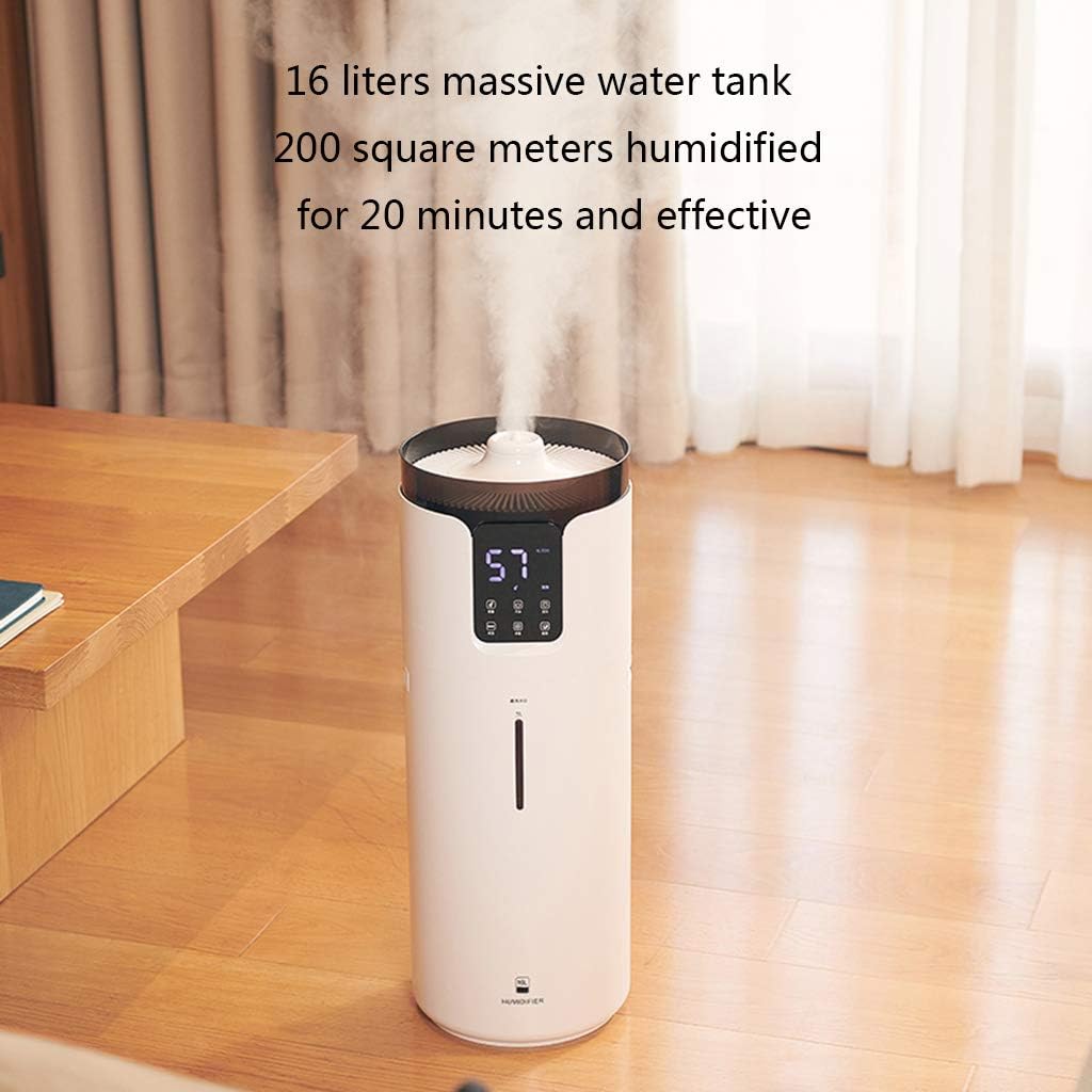 Humidifiers 16L Large-Capacity Floor-Standing Upper Water Household Silent Bedroom Pregnant Women Baby Air Conditioning Room Large Mist Sprayer White
