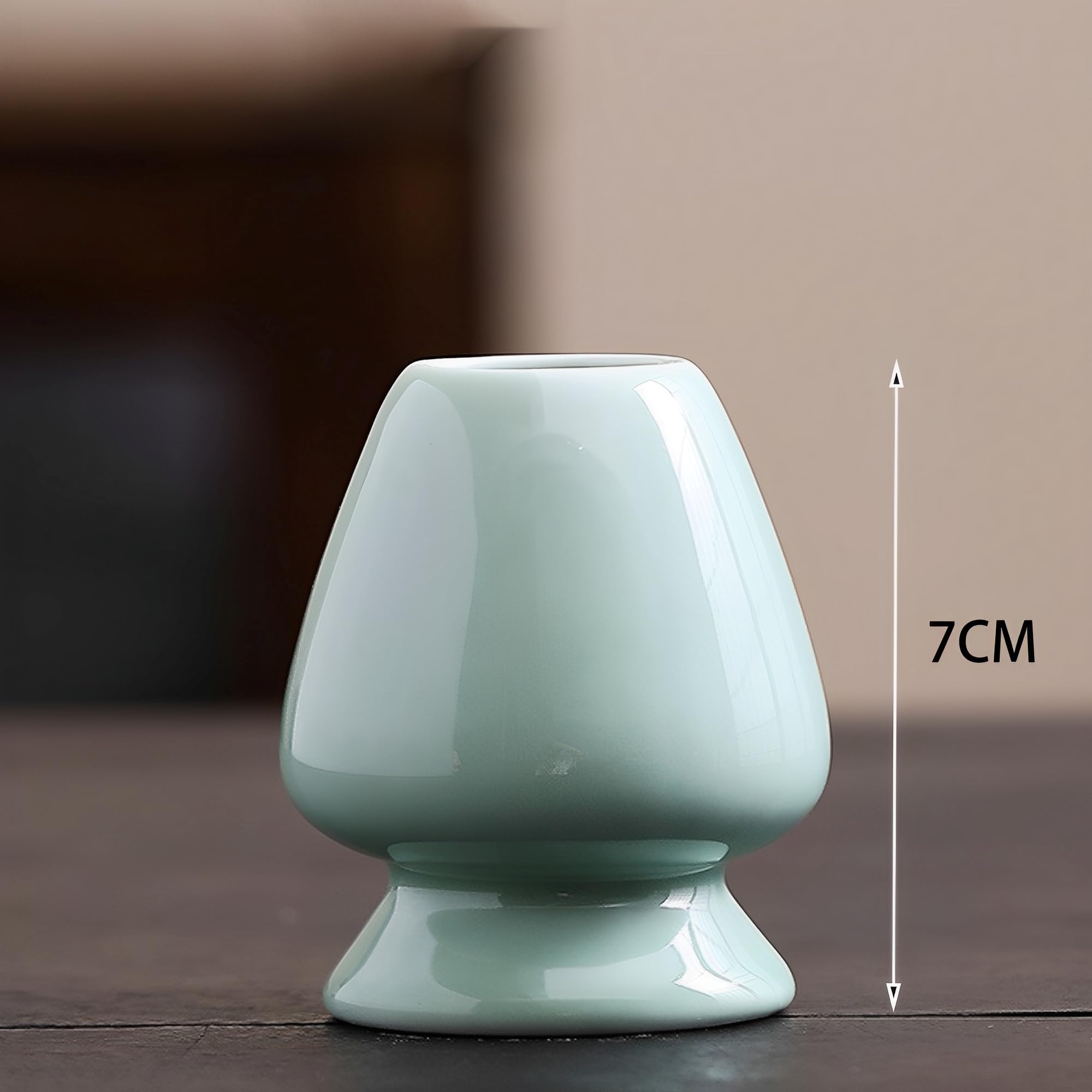 WYFCR 4PCS Matcha Schneebesen Set, Matcha-Teeset mit Schneebesen und Schüssel, Matcha Löffel, Schneebesenhalter, 510 ml Holzschale mit Ausgießer, handgefertigtes Matcha-Set zum Teetrinken