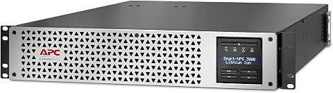 APC 3000VA Lithium Ion UPS SMTL3000RM2UC Rackmount Pure Sine Wave 120V