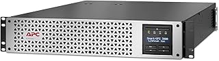 APC Smart-UPS 3000)VA Lithium Ion UPS, SMTL3000RMUCNC, Short Depth, Pure Sine Wave Rack Mount UPS with Network Card