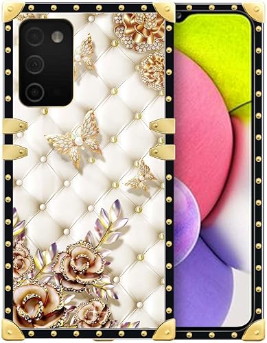 Funda compatible con Samsung Galaxy A03S 4G, TPU suave de lujo y parte trasera de policarbonato duro para niñas y mujeres, funda protectora a prueba disponible en Yaxa Mexico