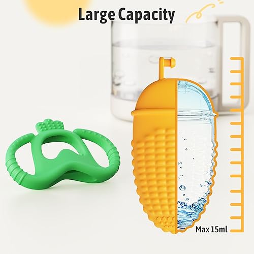 Miniatura 4 de akolik Juguetes de dentición para bebés, alivio de la dentición congelado para bebés, sin BPA, juguetes masticables para bebés, accesorios para