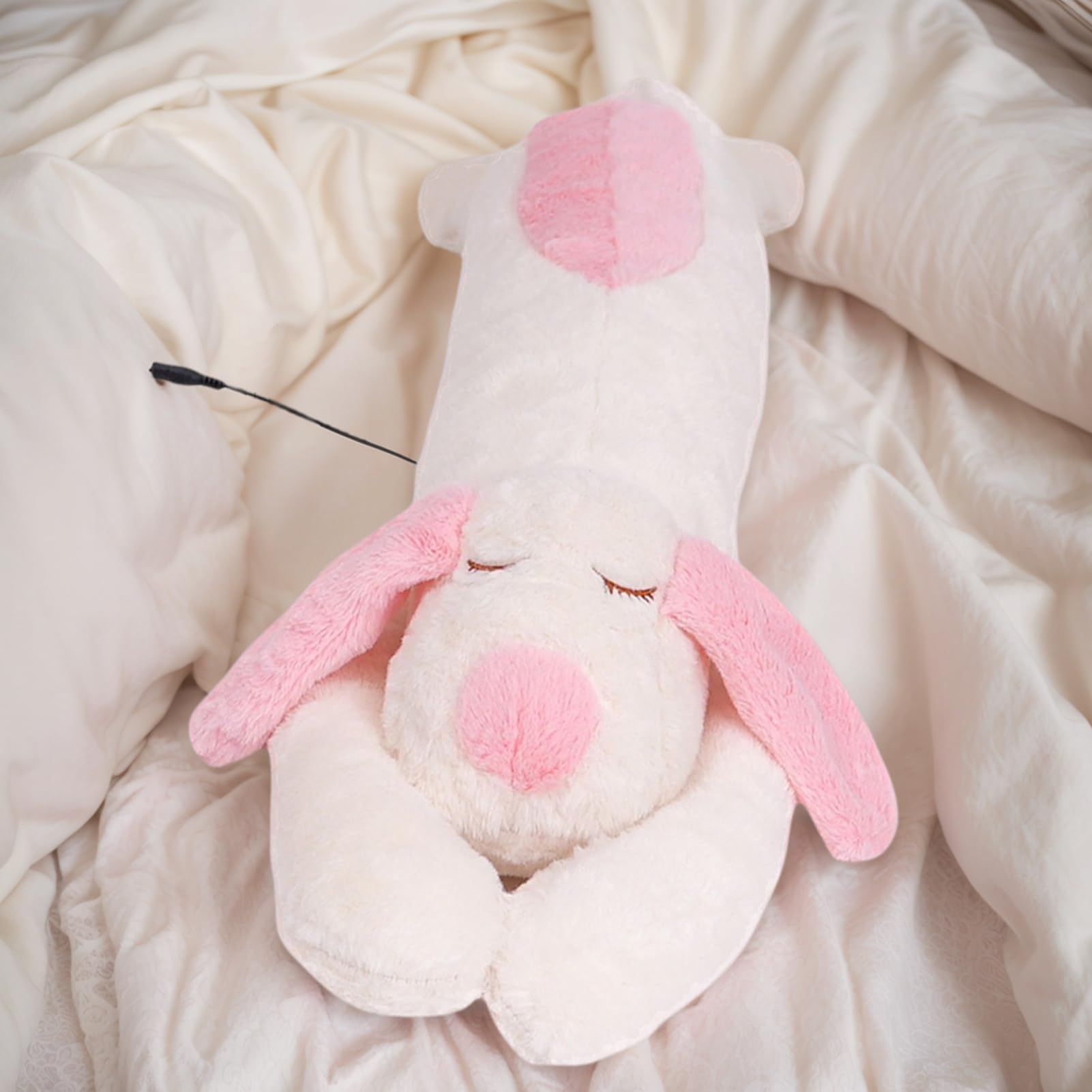 Cuscinetto Riscaldante Peluche Animale Elettrico USB Temperatura Regolabile | Peluche Morbido e Caldo a Forma di Cane Per Bambini, Adulti, Ragazzi, Collo, Schiena, Spalle, Pancia