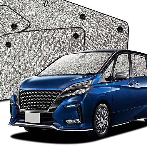 C27セレナ　サンシェード 1台分　全面フルセット　趣味職人 Amazon.co.jp: 趣味職人 サンシェード シームレスサンシェード セレナ