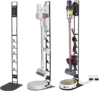 Vacuum Cleaner Bracket, Vacuum Stand Dreametech T10 T20 T30 Vacuum cleaner, Metal Stand for Dyson V6 V7 V8 V10 V11 V12 V15 VR VX Wireless Vacuum Cleaner, Vacuum Stand with Fixed end of Charger