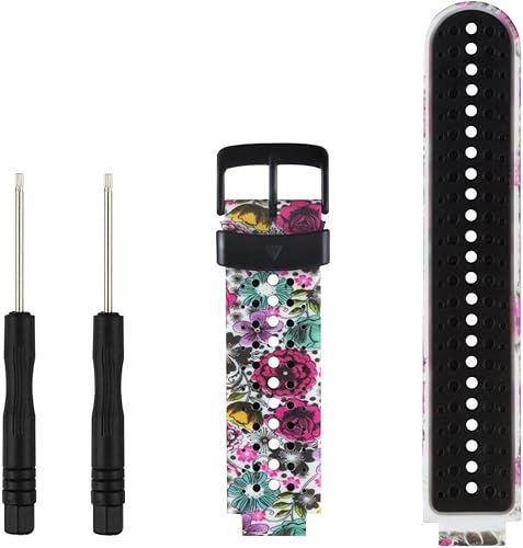 Miniatura 38 de For Garmin Forerunner 735XT/220/230/235/235 Lite/620/630 Silicone Replacement Wrist Watch Accessory Band Strap for Garmin Forerunner 235 Smartwatch