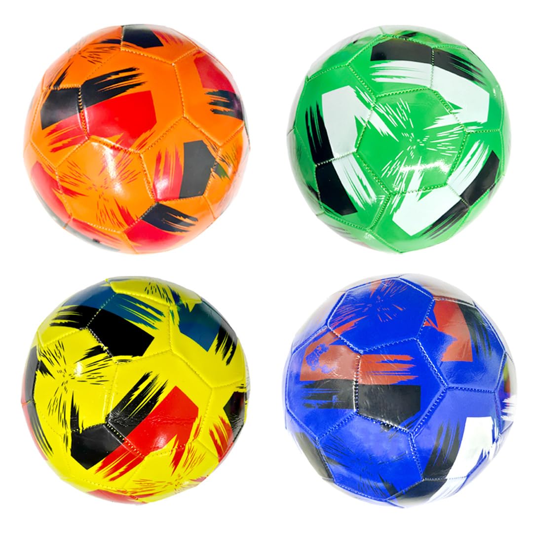 SGM GSM Durable Size 5 Inflatable Football for Kids & Beginners | Lightweight Outdoor Training Ball | Easy to Inflate, Portable & Fun | Ideal Football Gift for Boys Games (67–70cm) x12