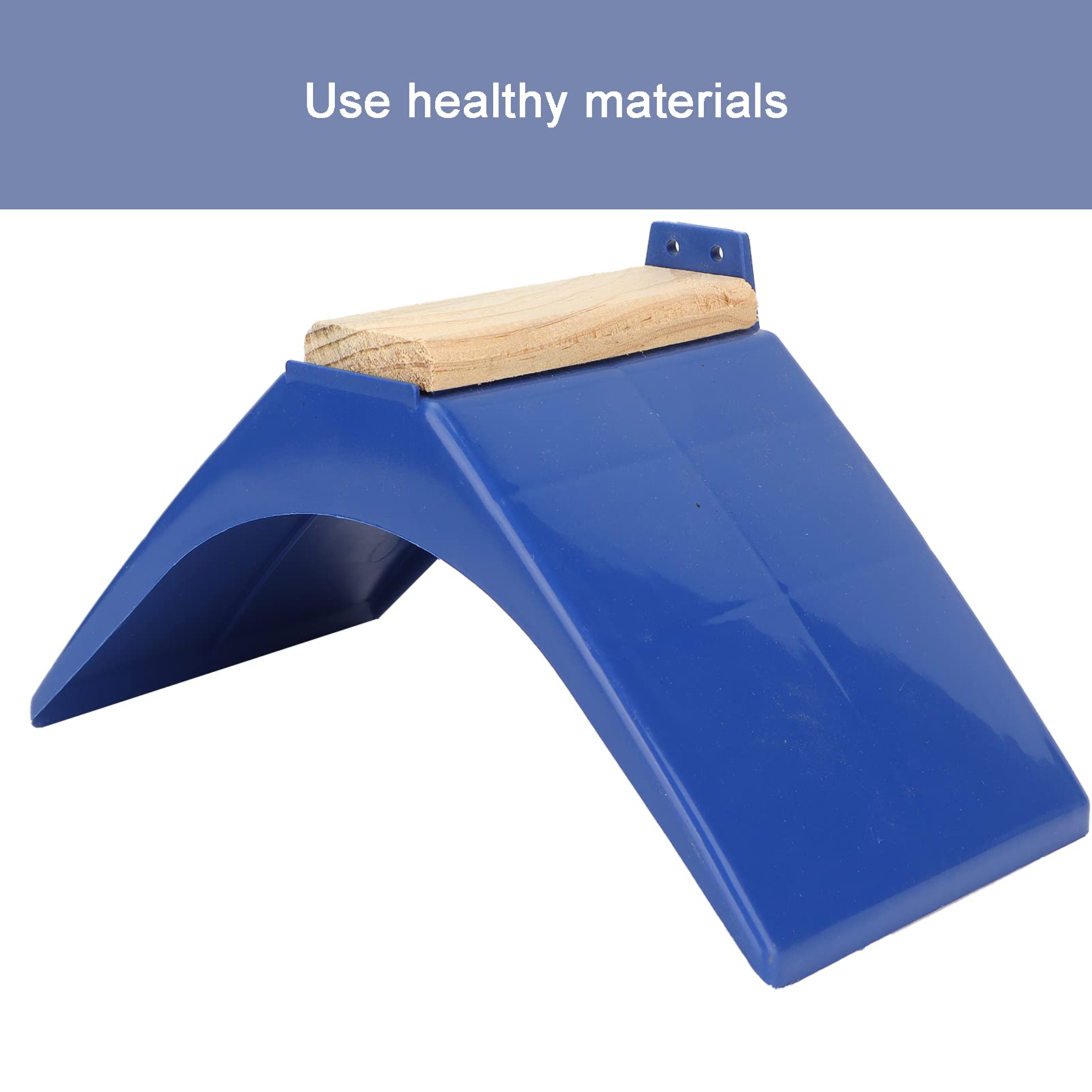 Gavigain Small Bird Perch Stand, Non slip Wood Block, Sturdy and Non Materials, Encourages Behaviors, for Pigeons and Small Birds