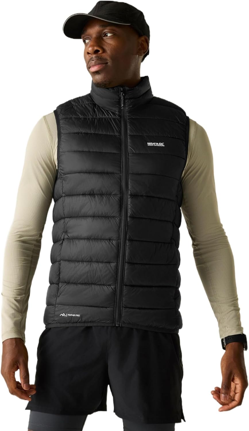 Regatta Mens Marizion Baffled Water Repellent Bodywarmer Gilet - Black - XXL