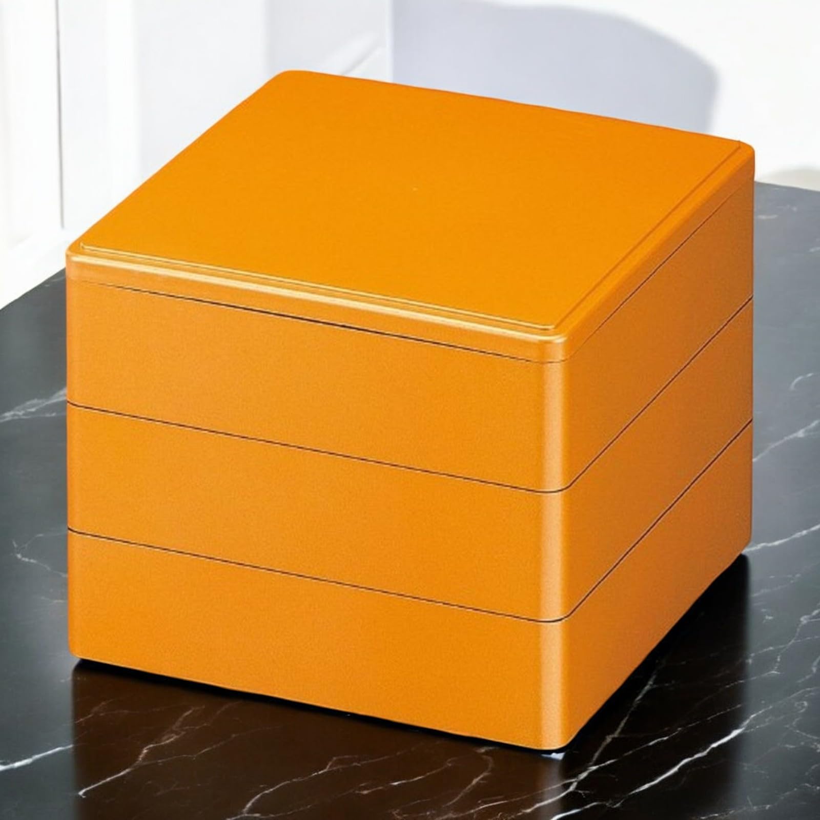 Amazon｜J-kitchens 漆器 重箱 3段 4.5寸 彩 金 13cm 樹脂製 お重 お