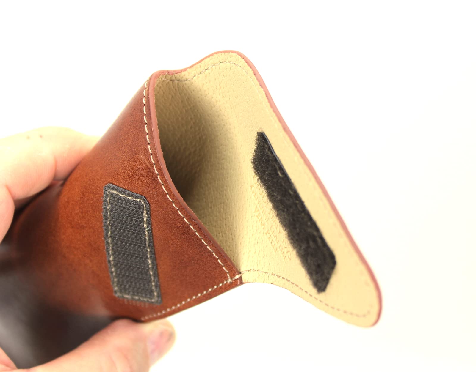 Generisch GIUDI ® etui na okulary, skóra, koniak, 19x10x2,5