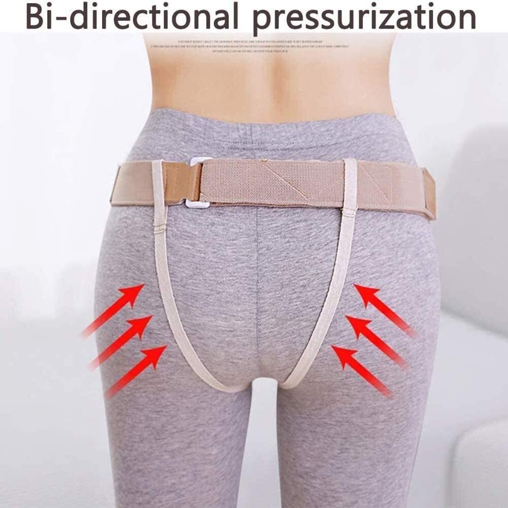 Hernia Cinturón Hernia Soporte Braguero Individual Doble Inguinal O Hernia Deportes Inguinal Hernia Correa de Soporte Dos Extraíbles de Compresión Ajustables Almohadillas Y Correas Ingle
