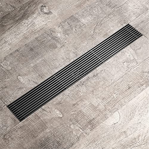 Drain de douche en acier inoxydable robuste couleur pistolet - 2
