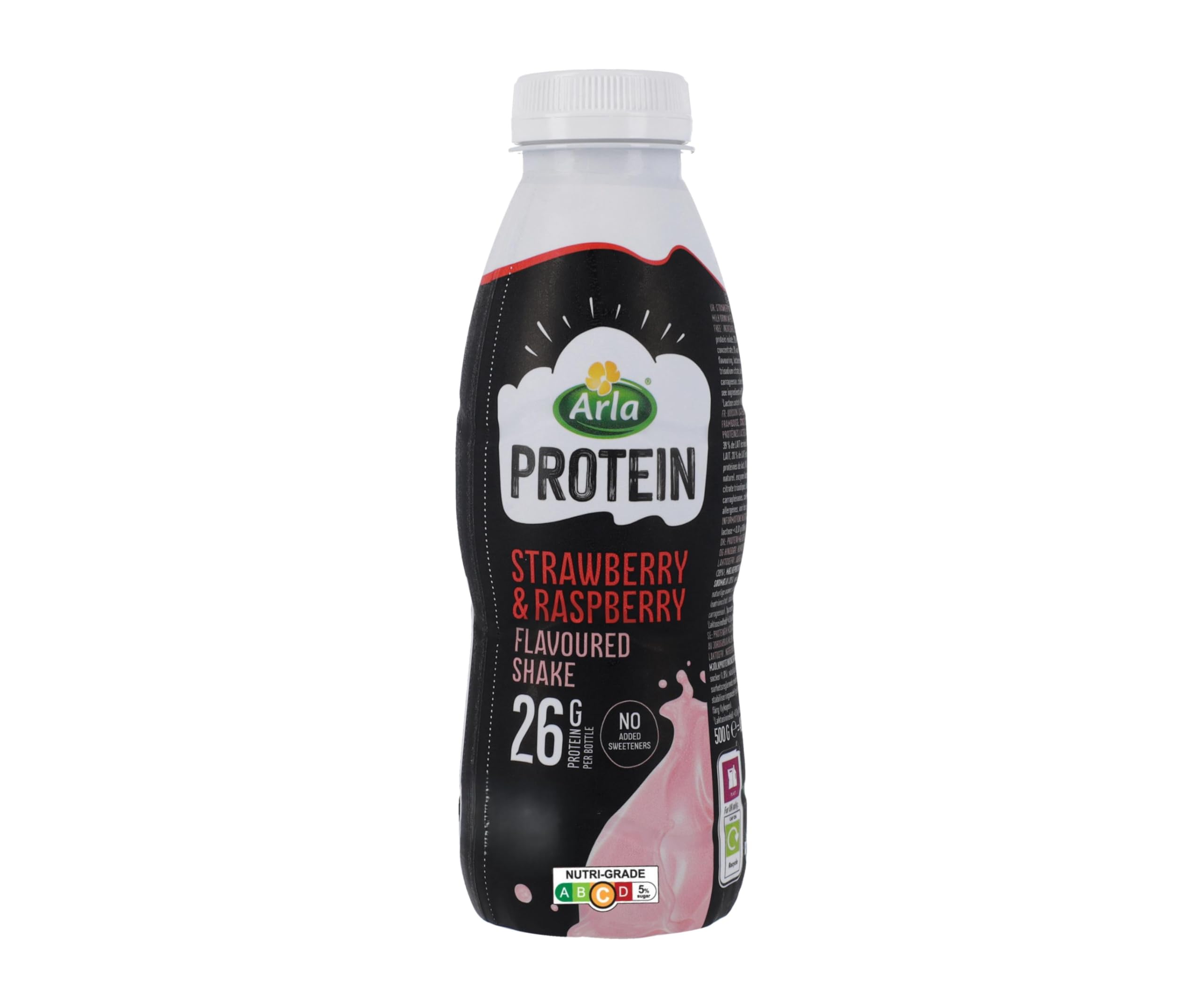 Arla Protein Drink Strawberry Raspberry Flavour, 480 ml