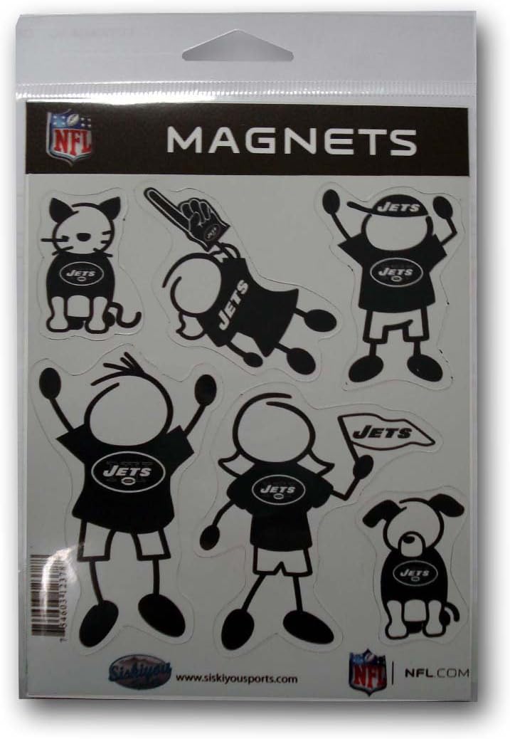NFL Siskiyou Sports Fan Shop Pittsburgh Steelers Family Magnet Set One Size Team Color : Everything Else