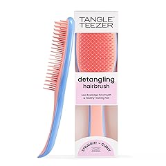 Tangle Teezer Ultimate Detangler Brush for Wet & Dry Hair, Eliminates Knots & Reduces Breakage for All Hair Types, Apricot Blaze