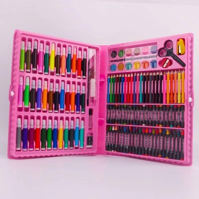 YMGSCC 150-piece Brush Set Painting Colored Pen DIY Graffiti Crayon Watercolor