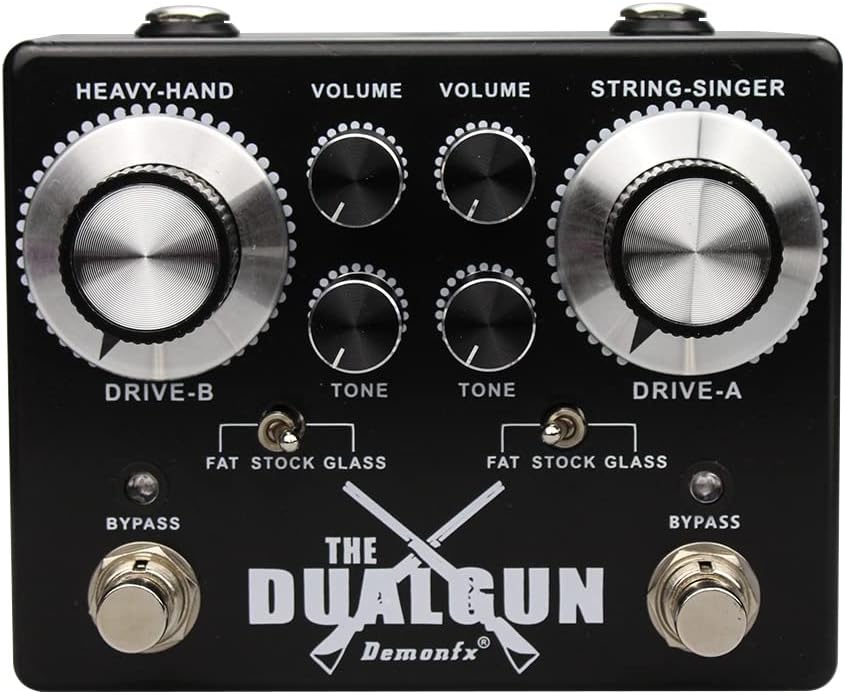 DemonFX DUAL GUN - 2 tone Overdrive Pedal