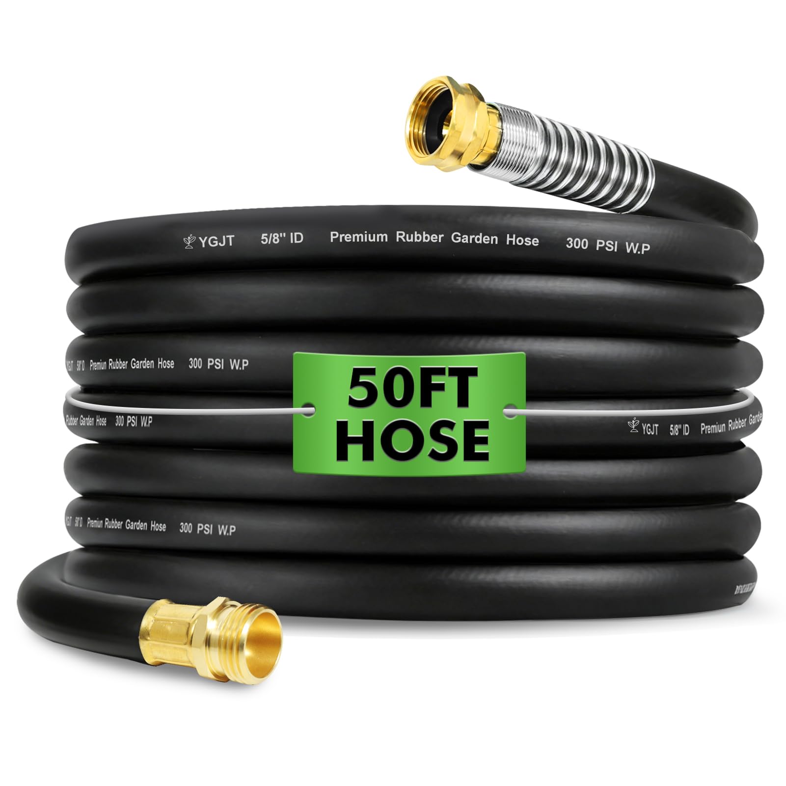 YGJT Heavy Duty Garden Hose 50 ft