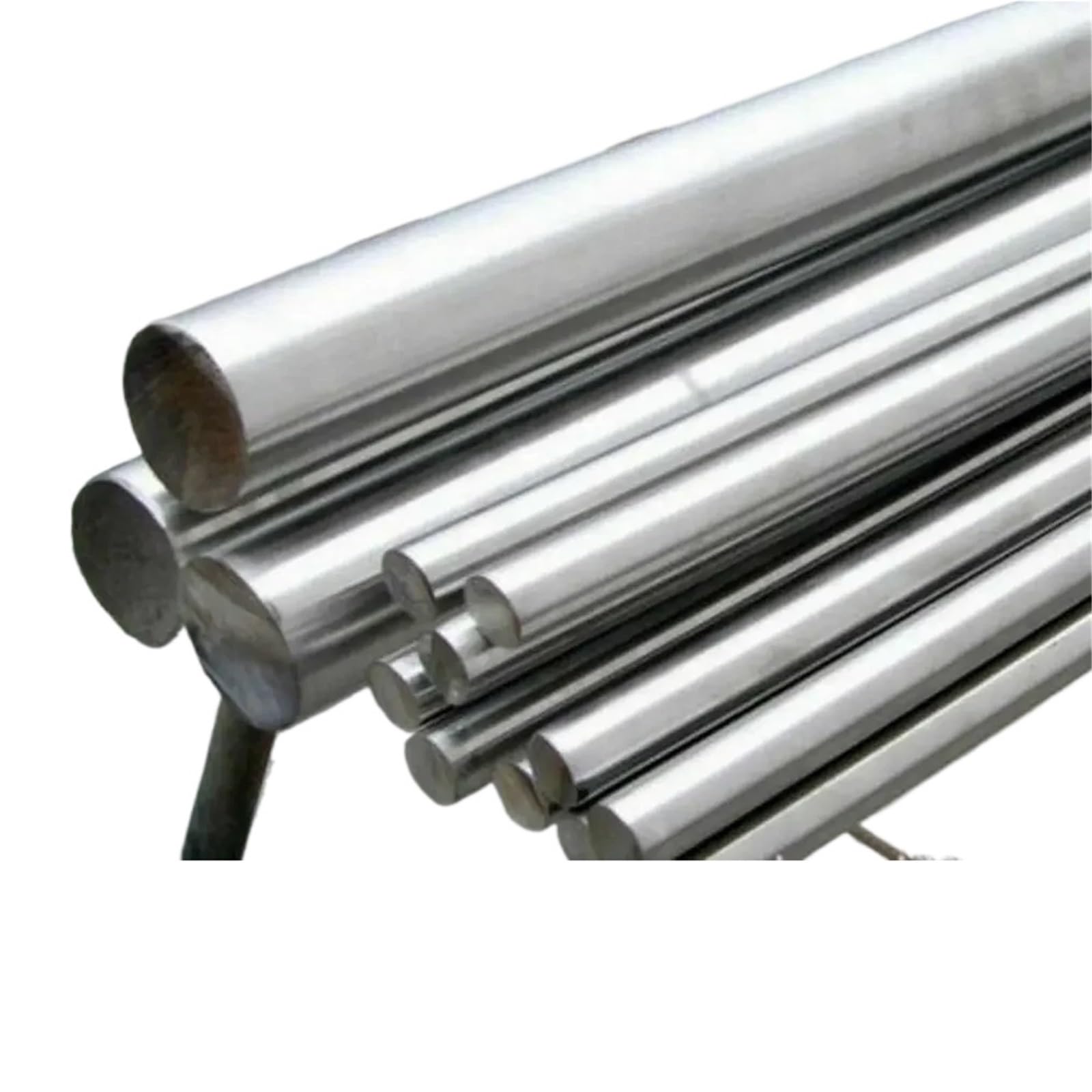 Tige solide en acier inoxydable rectifiée de 25mm de diamètre finition miroir durable 300 mm