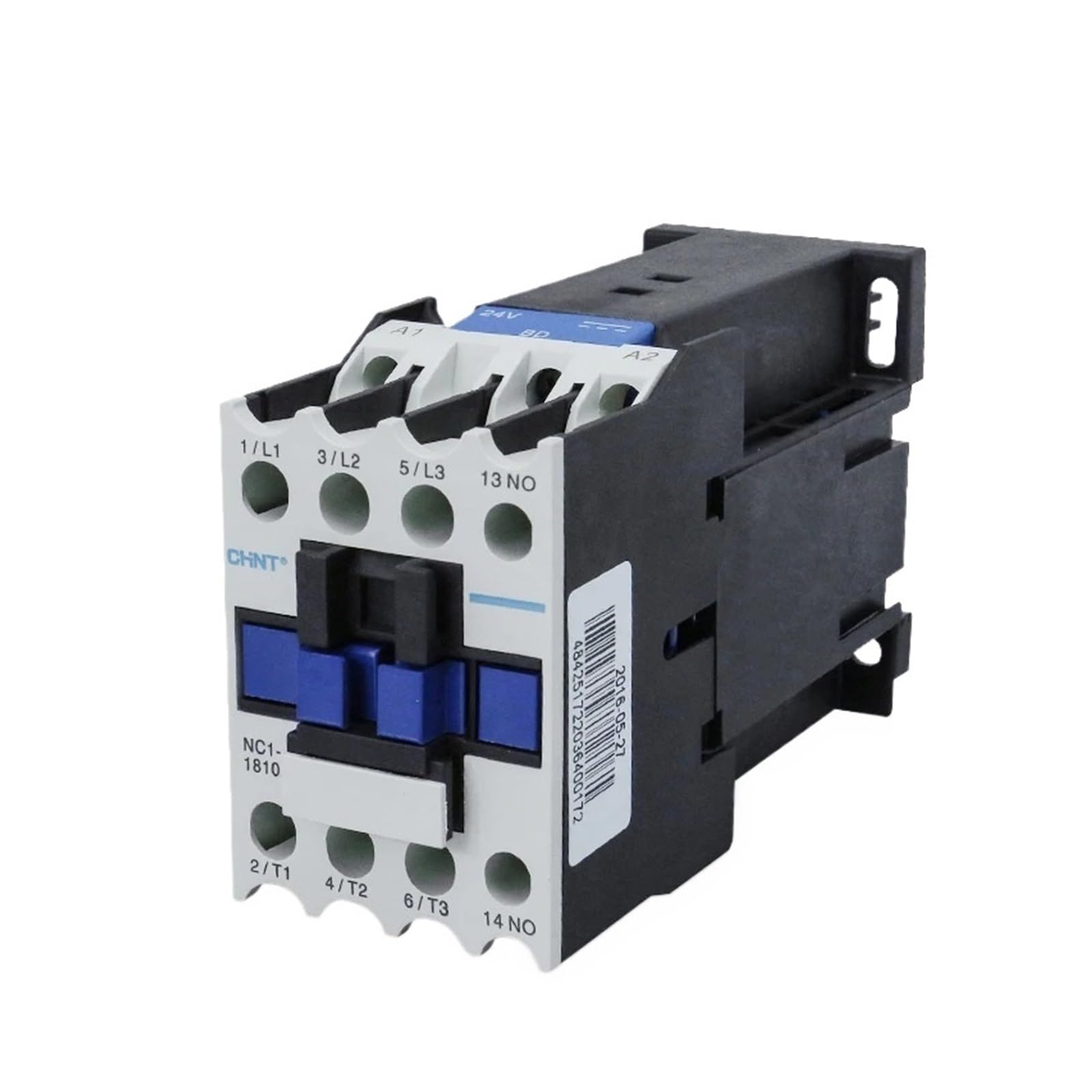 Contacteur à montage sur rail NC1-1810Z 36V CC rail DIN 1810 1801 LC1