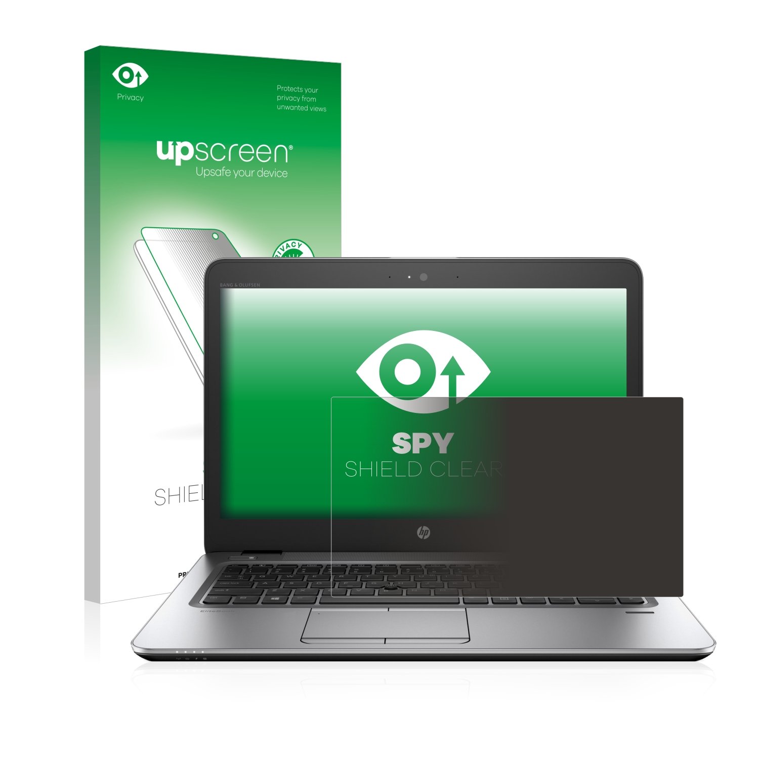 upscreen Pellicola Privacy per HP EliteBook 840 G4 | Anti-Spy Protezione Schermo Made in Germany Anti-Spia Privacy Screen Protector Chiara