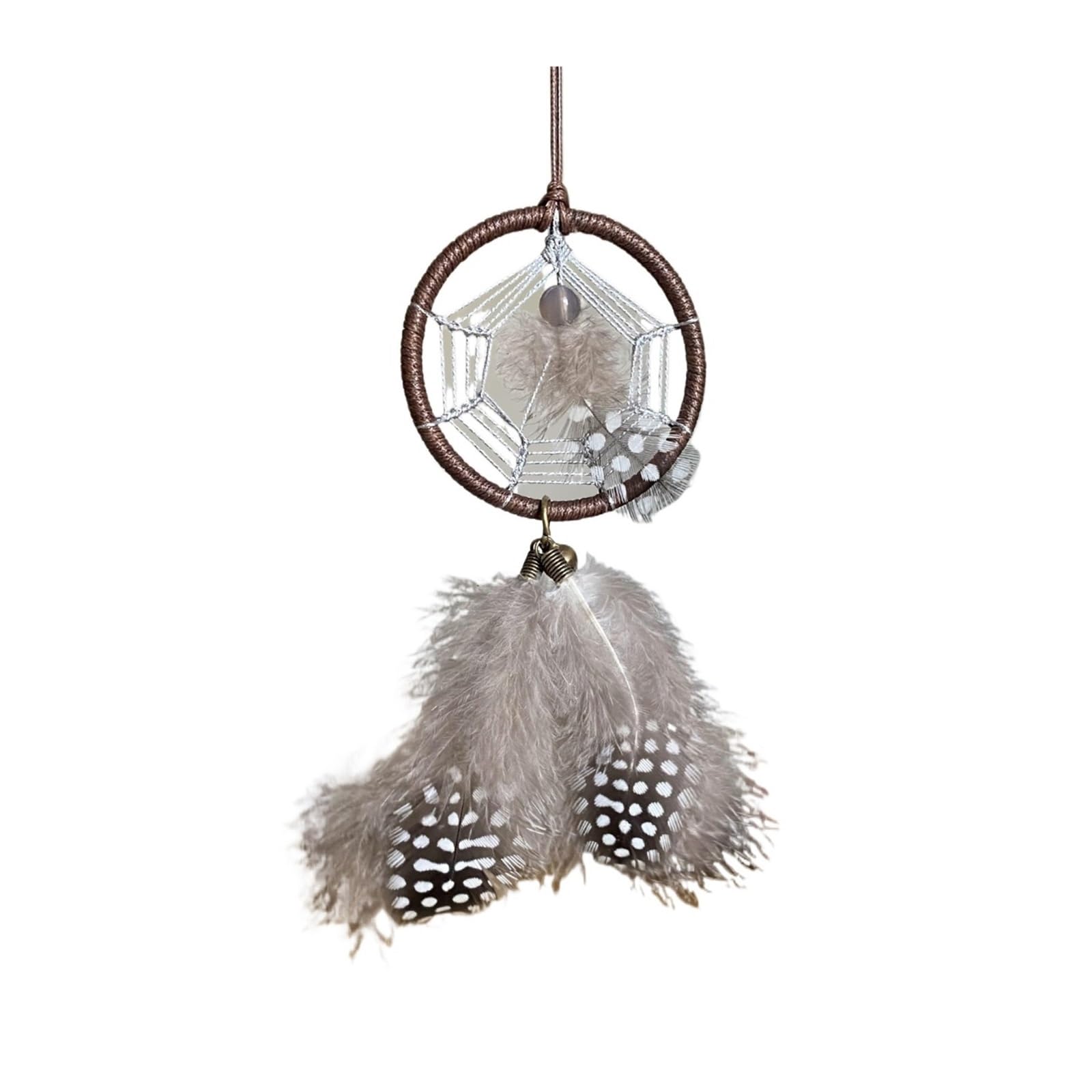 Mini Tree of life Dream catchers for Car with Crystal, Gemstone Suncatcher Hanging is Personalized Home decor For Bedrooms(Color2)