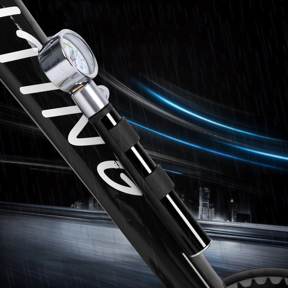 Pompe à Air Sur Pied Avec Manomètre - Pompe à Vélo Pour Toutes Les