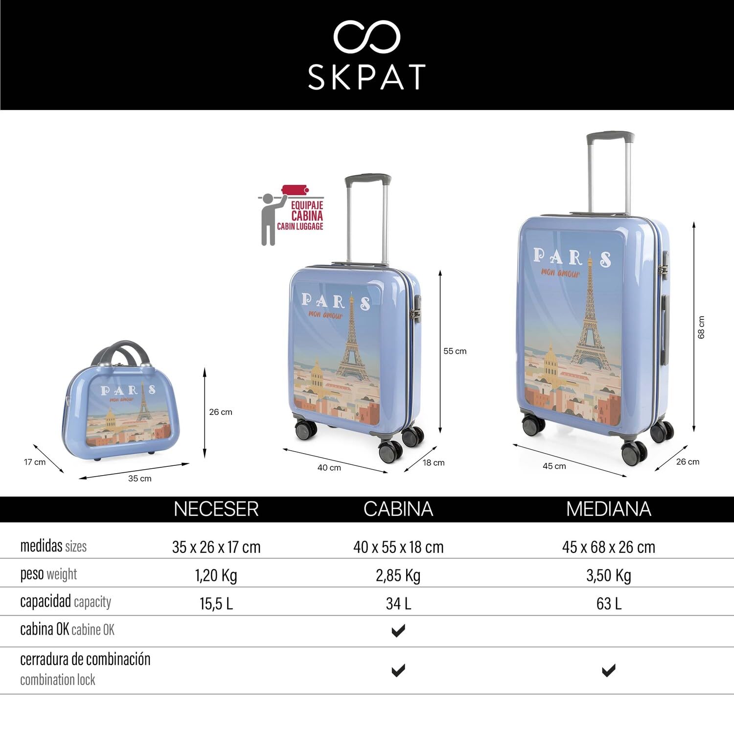 Kosmetikkoffer Hartschale Groß, Beautycase Damen, Trolley & Handgepäck Koff