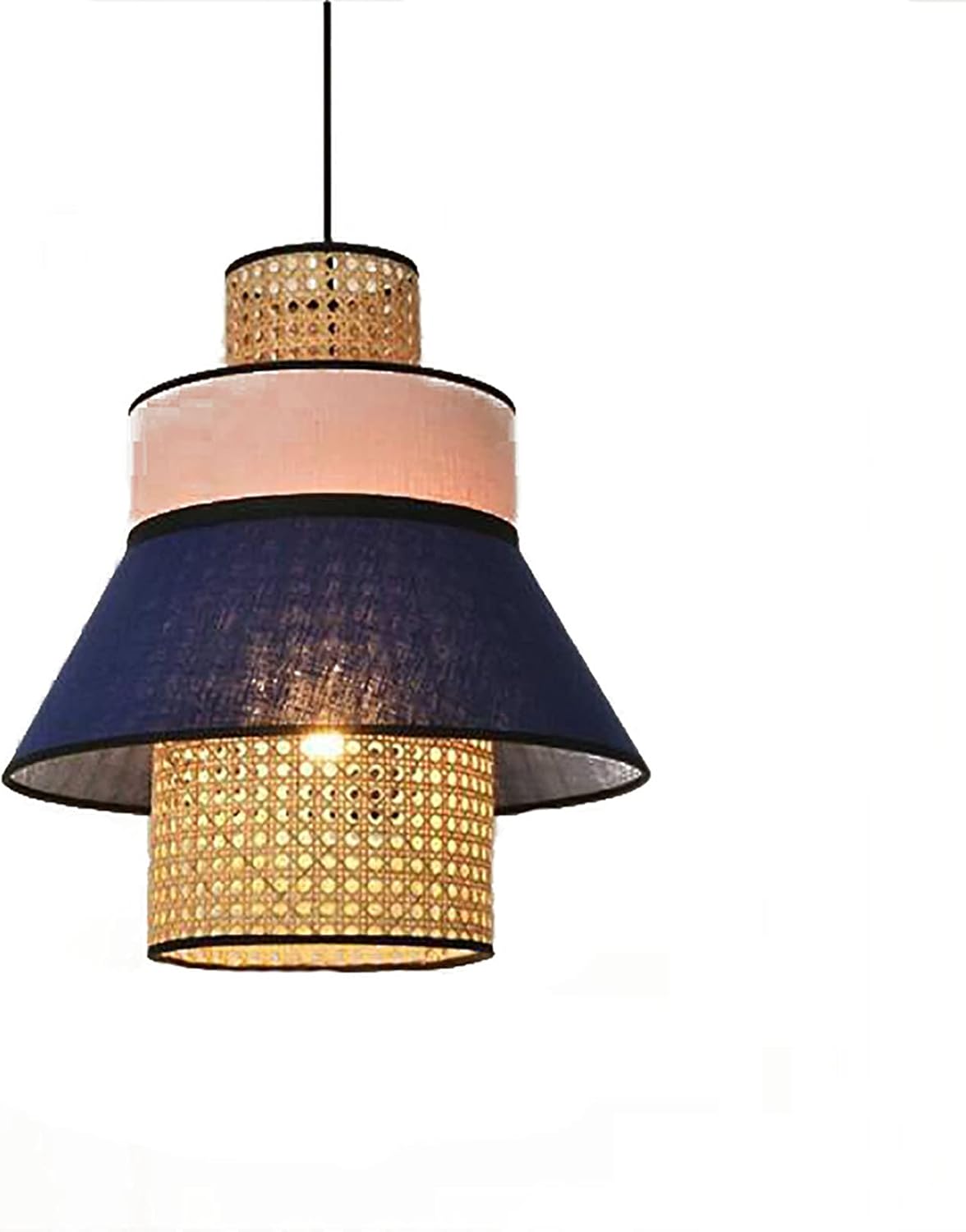 YUEGOO Chandeliers,Ceiling Light Restaurant Bedroom Bedside Homestay Bar Light Hot Pot Shop Clothing Store Coffee Shop Creative Personality Lamps/Blue/40 * 45Cm