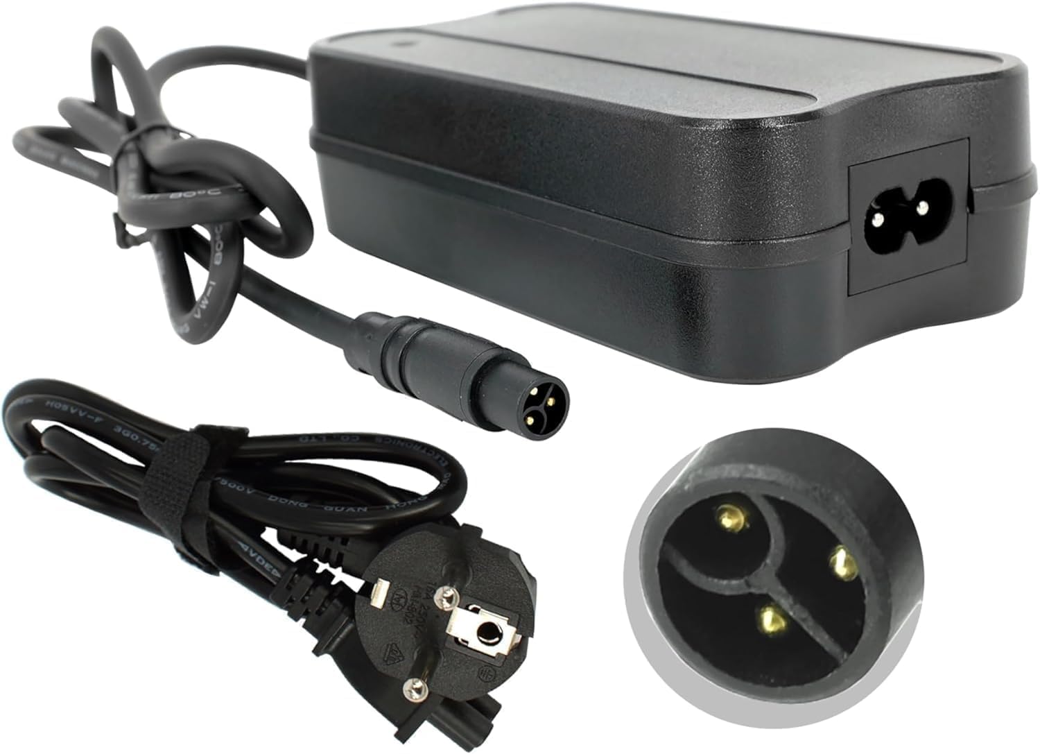PowerSmart® Alimentatore di rete da 2 A, 3 pin, per batteria da 36 V, 90 W, compatibile con modello STC-8127LC