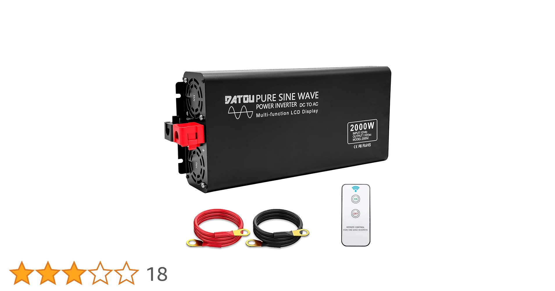 Amazon.co.jp: DATOUBOSS 純正弦波 インバーター カーインバーター