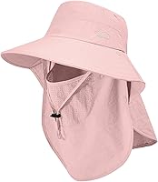 Vista 38 de Sombrero de sol para hombres y mujeres con solapa para el cuello, protección UV UPF 50+, sombreros de pesca para senderismo, sombrero de ala ancha