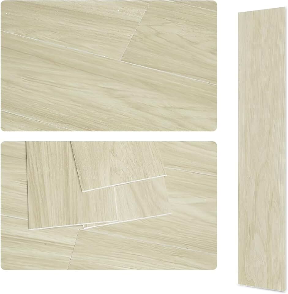 Kit 9 Piso Vinílico Autocolante Régua Madeirado 1,8mm 1,25m2 (P3023)