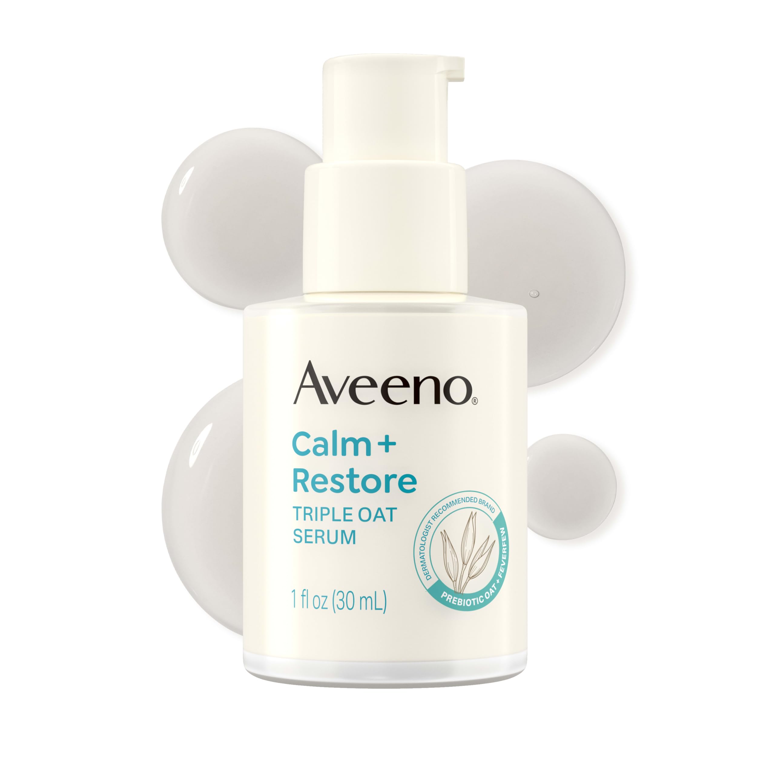Aveeno Calm + Restore Triple Oat Hydrating Face Serum for Sensiti…